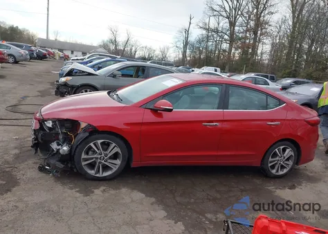 2017 Hyundai Elantra Limited z USA, uszkodzony, nr VIN 5NPD84LF9HH060827